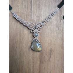 Divine lumière - Collier quartz rutile